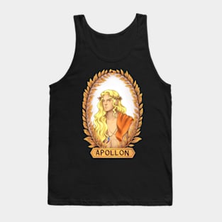 Apollo Greek God Classic Version Greek Mythology Tank Top